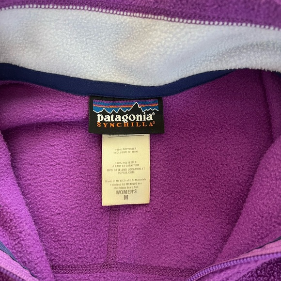 Purple Patagonia pullover - size M - Picture 4 of 6